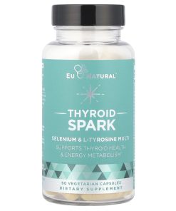 Eu Natural, Thyroid Spark, Selenium &amp; L-Tyrosine Multi, 60 Vegetarian Capsules