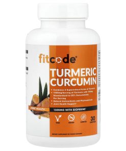 fitcode, Turmeric Curcumin, 90 Veggie Capsules