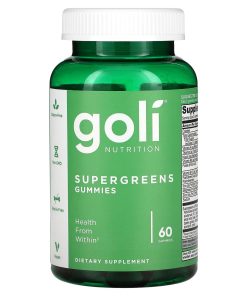 Goli Nutrition, Supergreens Gummies,  60 Gummies