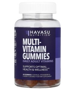 Havasu Nutrition, Multivitamin Gummies, Orange, Strawberry & Cherry,  60 Gummies