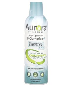 Aurora Nutrascience, Mega-Liposomal™ B-Complex+, Organic Fruit, 16 fl oz (480 ml)