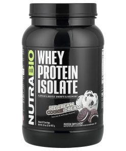 NutraBio, Whey Protein Isolate, Ice Cream Cookie Dream, 2 lb (907 g)