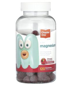 Chapter One, Magnesium Gummies, Raspberry, 120 Gummies