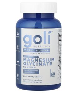 Goli Nutrition, Magnesium Glycinate Gummies, 60 Gummies