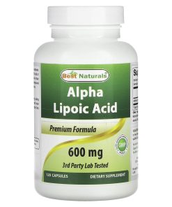 Best Naturals, Alpha Lipoic Acid, 600 mg, 120 Capsules