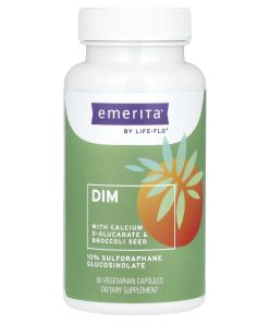 Emerita, DIM with Calcium D-Glucarate and Broccoli Seed, 60 Vegetarian Capsules