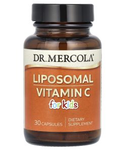 Dr. Mercola, Liposomal Vitamin C for Kids, 30 Capsules (125 mg per Capsule)