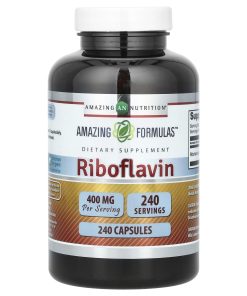 Amazing Nutrition, Riboflavin, 400 mg, 240 Capsules