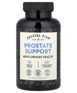 Crystal Star, Prostate Support, 60 Vegetarian Capsules