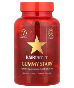 HAIRtamin, Gummy Stars™, Superfruit Medley, 60 Vegan Gummies
