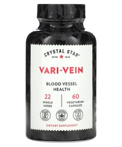 Crystal Star, Vari-Vein, 60 Vegetarian Capsules