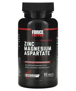 Force Factor, Fundamentals, Zinc Magnesium Aspartate, 60 Tablets