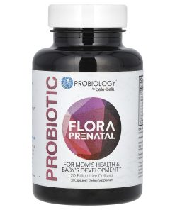 Belle+Bella, Probiotic Flora Prenatal, 20 Billion Live Cultures, 30 Capsules