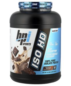 BPI Sports, ISO HD™, 100% Pure Isolate Protein, Chocolate Brownie, 4.9 lbs (2,208 g)