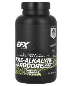 EFX Sports, Kre-Alkalyn Hardcore, 120 Capsules