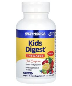 Enzymedica, Kids Digest, Fruit Punch, 90 Tablets