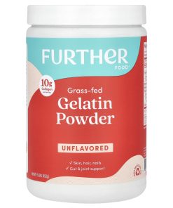 Further Food, Grass-Fed Gelatin Powder, Unflavored, 15.87 oz (450 g)