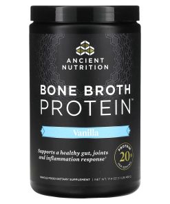 Ancient Nutrition, Bone Broth Protein, Vanilla, 1.1 lbs (492 g)