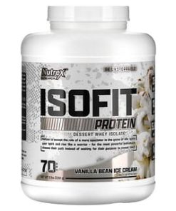 Nutrex Research, IsoFit Protein, Vanilla Bean Ice Cream, 5 lb (2,261 g)