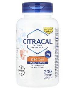 Citracal, Calcium Supplement +D3, Petites, 200 Coated Caplets