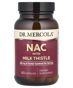 Dr. Mercola, NAC with Milk Thistle, 60 Capsules