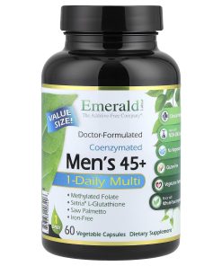 Emerald Laboratories, Coenzymated Men's 45+ 1-Daily Multi, 60 Vegetable Capsules