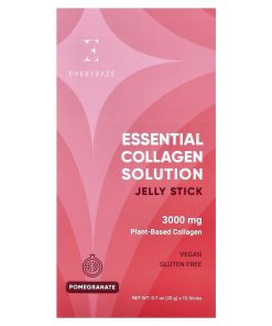 Everydaze, Essential Collagen Solution Jelly Stick, Pomegranate, 10 Sticks, 0.7 oz (20 g) Each