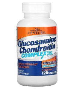 21st Century, Glucosamine Chondroitin Complex Plus MSM, Advanced Triple Strength, 120 Tablets