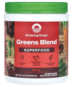 Amazing Grass, Greens Blend Superfood, Berry, 8.5 oz (240 g)