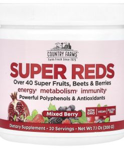 Country Farms, Super Reds, Mixed Berry, 7.1 oz (200 g)