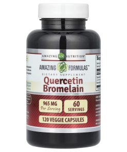 Amazing Nutrition, Quercetin Bromelain, 120 Veggie Capsules