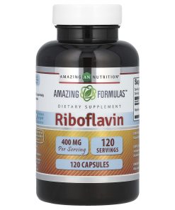 Amazing Nutrition, Riboflavin, 400 mg, 120 Capsules