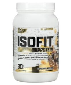Nutrex Research, IsoFit Protein, Bananas Foster, 2.18 lbs (990 g)