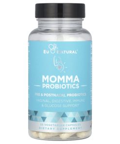 Eu Natural, Momma Probiotics, Pre & Postnatal Probiotics, 30 Vegetarian Capsules