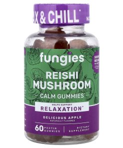 Fungies, Reishi Mushroom Calm Gummies, Delicious Apple, 60 Pectin Gummies