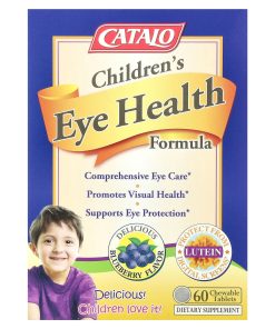 CATALO, Children's Eye Health Formula, Blueberry, 60 Chewable Tablets