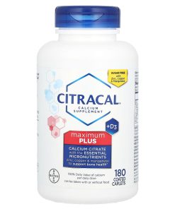 Citracal, Maximum Plus +D3, 180 Coated Caplets