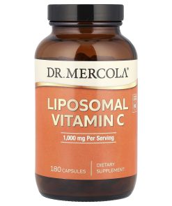 Dr. Mercola, Liposomal Vitamin C, 180 Capsules (500 mg Per Capsule)