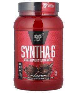 BSN, Syntha-6®, Ultra Premium Protein Matrix, Chocolate Milkshake, 2.91 lb (1.32 kg)