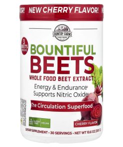 Country Farms, Bountiful Beets, Whole Food Beet Extract, Cherry, 10.6 oz (300 g)