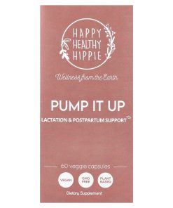 Happy Healthy Hippie, Pump It Up, Lactation & Postpartum Support, 60 Veggie Capsules