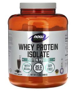 NOW Foods, Sports, Whey Protein Isolate, Creamy Chocolate, 5 lbs (2,268 g)