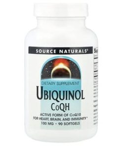Source Naturals, Ubiquinol CoQH, 100 mg, 90 Softgels