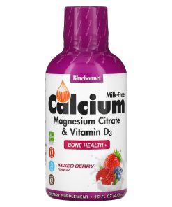 Bluebonnet Nutrition, Liquid Calcium Magnesium Citrate & Vitamin D3, Mixed Berry , 16 fl oz (473 ml)
