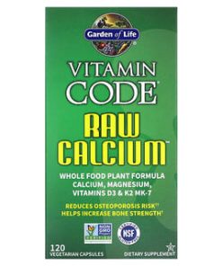 Garden of Life, Vitamin Code, RAW Calcium, 120 Vegetarian Capsules