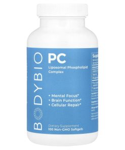 BodyBio, PC, Liposomal Phospholipid Complex, 100 Softgels (650 mg per Softgel)