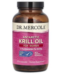 Dr. Mercola, Antarctic Krill Oil for Women, 270 Capsules