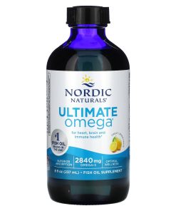 Nordic Naturals, Ultimate Omega, Lemon, 2,840 mg, 8 fl oz (237 ml)