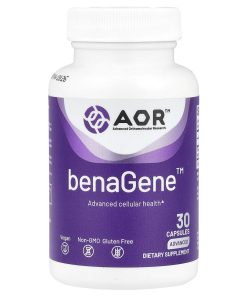 Advanced Orthomolecular Research AOR, BenaGene™, 30 Capsules