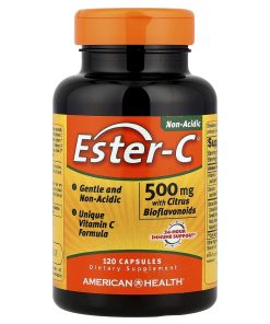 American Health, Ester-C® with Citrus Bioflavonoids, 120 Capsules